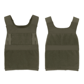 The Slickster Large Base Plate Carrier with loop velcro on the front and back